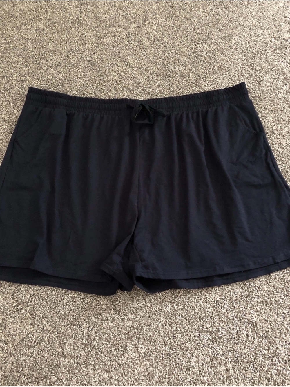 Real Essentials Navy Comfort Shirts - Womens 3X, Waist 23”, Total Length 17”